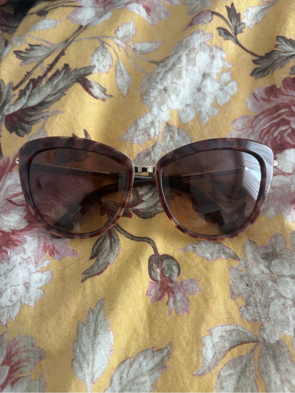 Tortoiseshell Cat Eye Sunglasses - Kate Spade